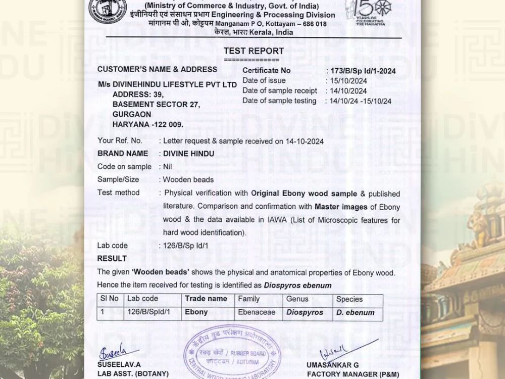 Karungali Malai (Copper wire) with Govt. Certified